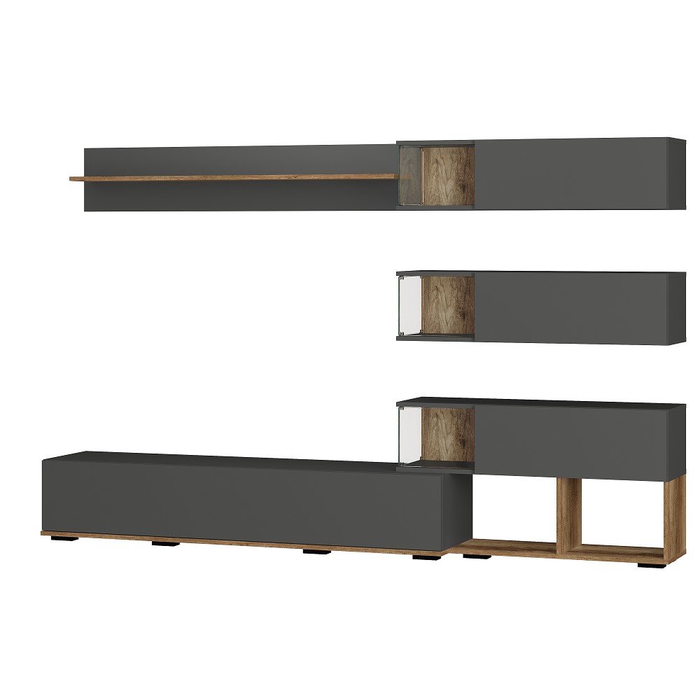 Гостиная Рига ГС-01, Каньон/графит