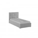 Кровать с ортопедическим основанием Манука (0,9м), Светло-серый