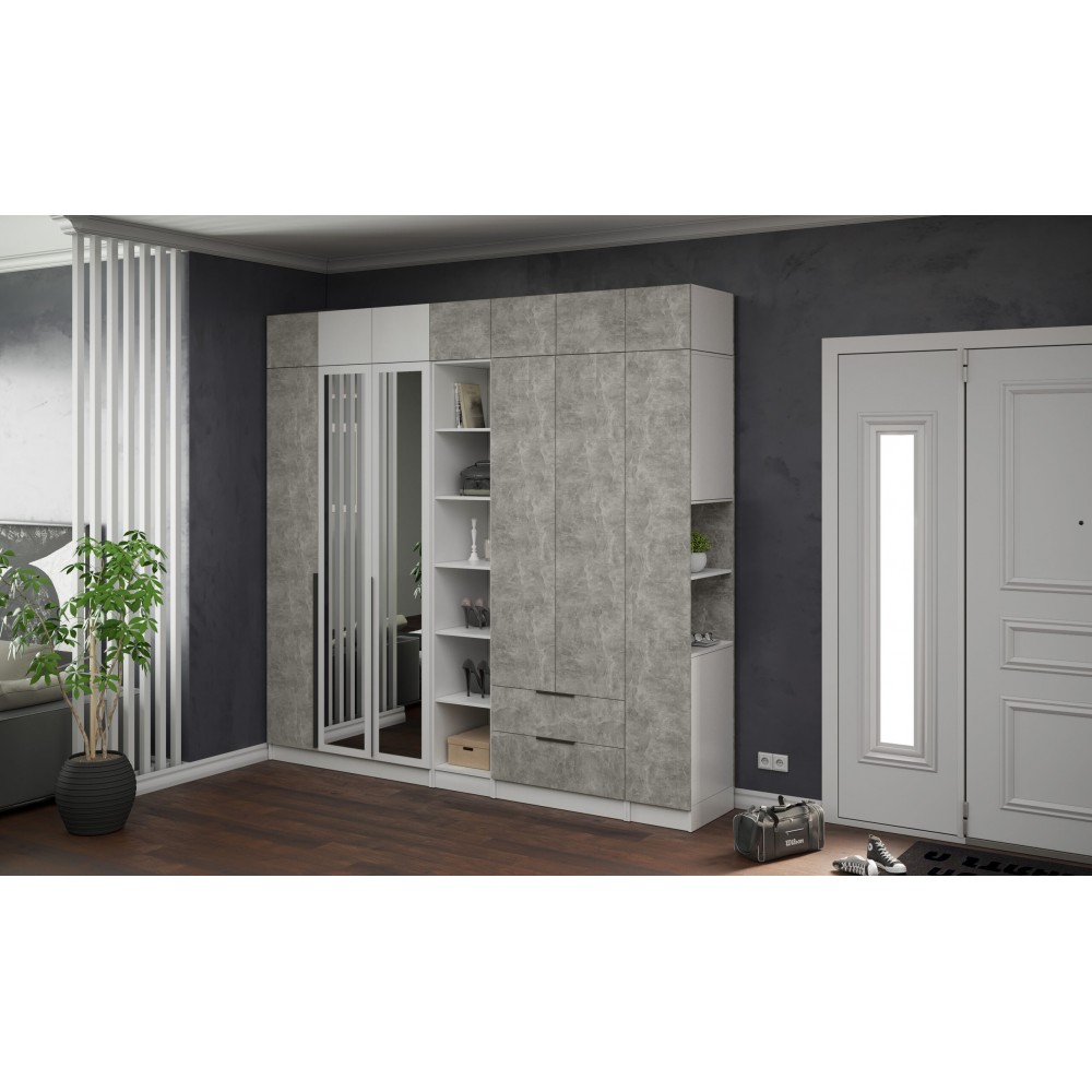 Мадрид Гардеробная система 2,75м,Кашемир