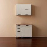 МК Аленушка 1м с 3 ящ Орхидея Крем,скоба черный,сонома