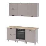 МК Аленушка 1,8м Лотос Кашемир,скоба антрацит,сонома