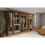 Гардеробная система Квадро. Комплект 18