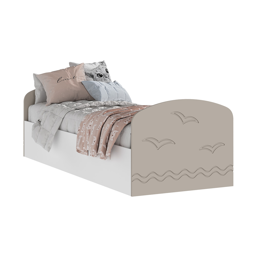 Кровать Юниор-2, Шарли Мокко, Белый