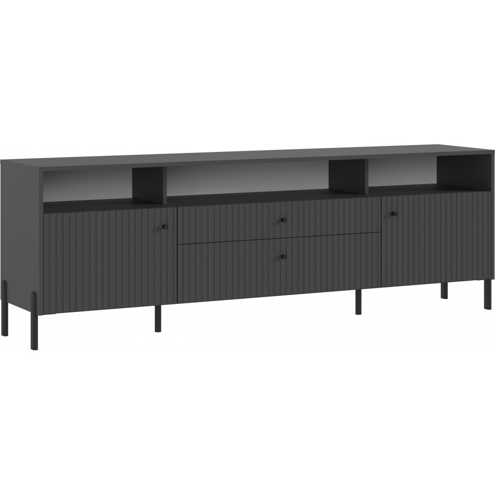 Тумба ТВ Оливия (металл), Графит, Графит Софт