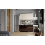 Кухня Танго 1.6м.,Ваниль;Горький шоколад