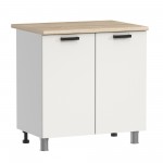 МК Аленушка Н 800 Лаванда Молочный, скоба черный (со столешницей)