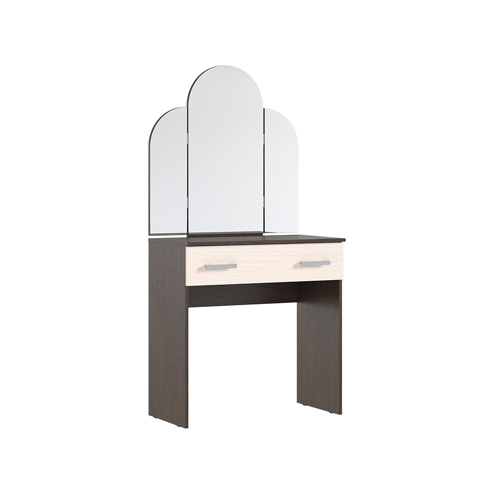 Столик туалетный Бася, Дуб беленый, Венге