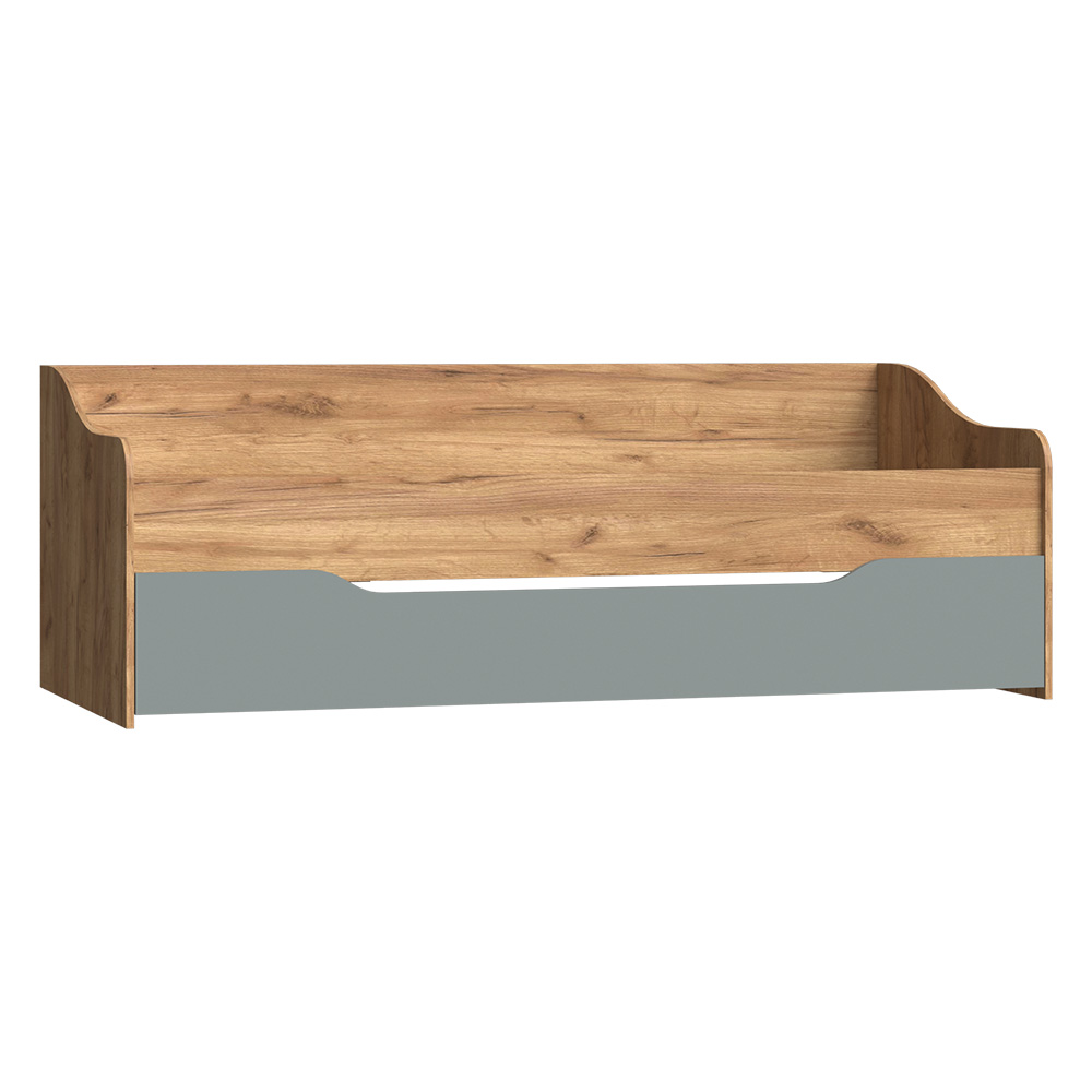 Кровать выдвижная Челси Color, Дуб крафт, Сумеречный голубой