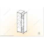 Пенал с полками Крафт ПП-2