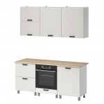 МК Аленушка 1,8м Лотос Молочный,скоба антрацит,сонома