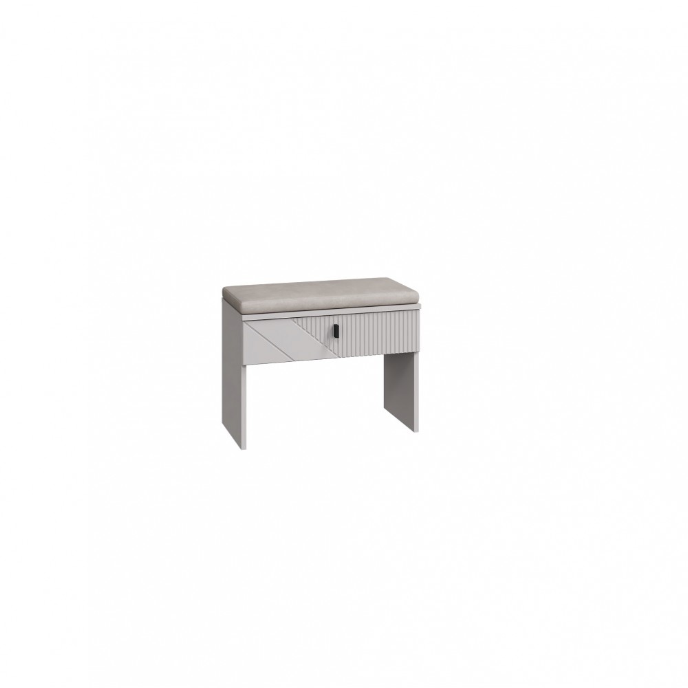 Тумба с мягким элементом и ящиком Кашемир, Кашемир; Сантьяго; Neo 02