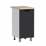 МК Аленушка Н 400 Лотос Сталь,скоба антрацит (без столешницы)