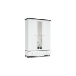 Вояж Шкаф 3-х ств (Белый, Белый)