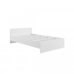 Кровать с основанием ДСП Мадера М1200, Белый