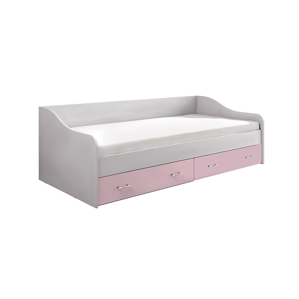 Кровать детская с ящиками FASHION 1, Белый