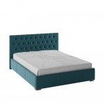 Кровать с ортопедическим основанием Октавия 160х200, Бирюзовый