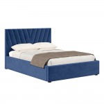 Кровать с подъёмным механизмом 1200 Палермо, синий