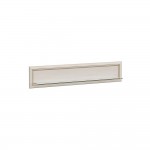 Полка со стеклом Парма, Сандал светлый