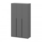 Шкаф распашной с наполнением (9 полок + 2 ящика) ШК 5 (1200), Графит