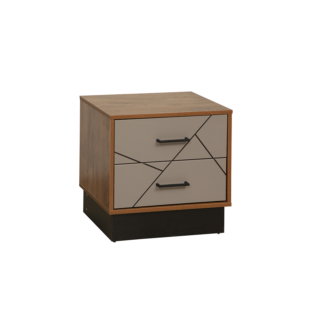 Тумба прикроватная Гамма 54.19, Таксония, Грей