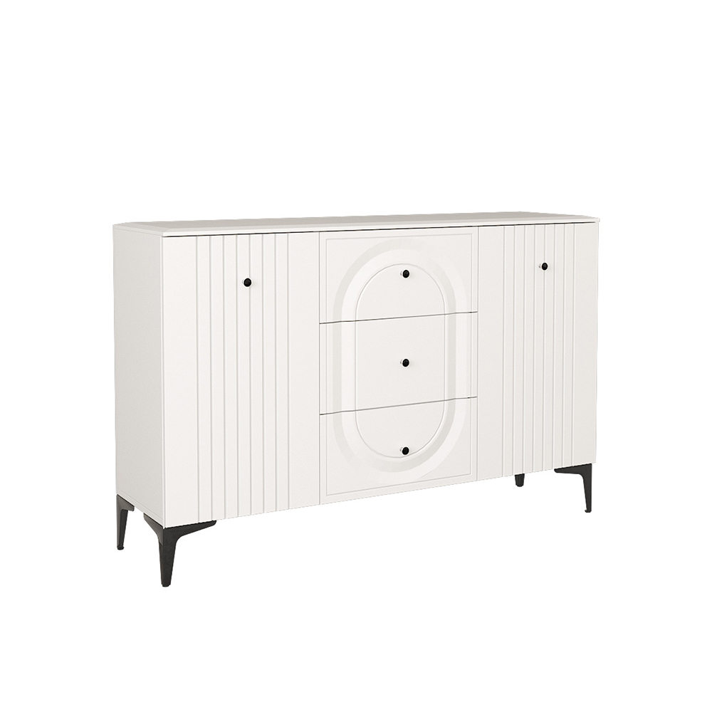 Комод Валенсия 13.309.01, Белый шагрень