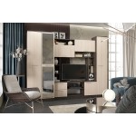 Гостиная Флора, Дуб беленый, Венге