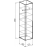 ДЕНВЕР №29 Пенал комби 580 ПРАВЫЙ