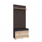 Тумба с вешалкой Плейона, венге