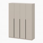 Шкаф распашной с наполнением (9 полок + штанга) ШК 5, Меланж