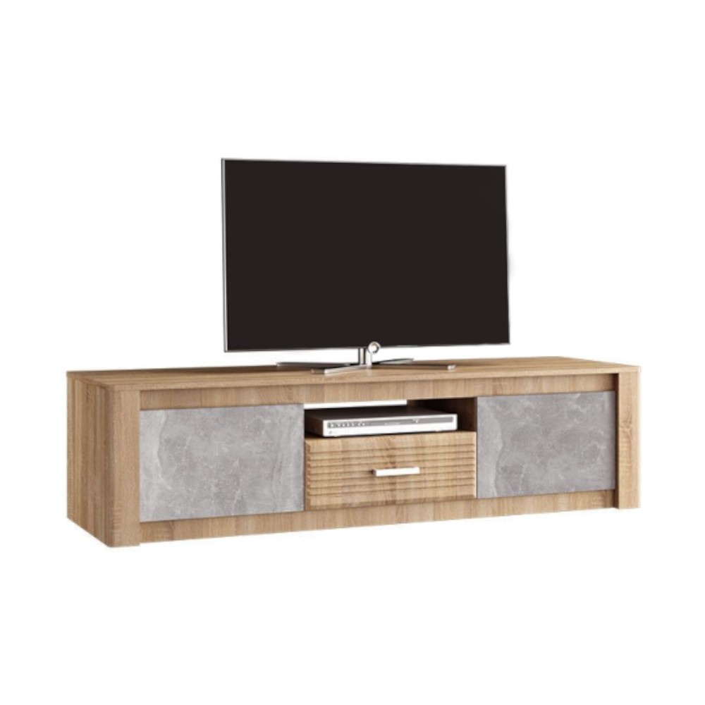 Терра Тумба Тв (Бетон темный/дуб сонома, сонома)