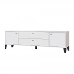 Тумба под телевизор Парус-10, Белый, Белый снег