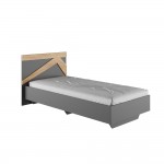 Кровать с основанием Теодора 0,9м, Графит