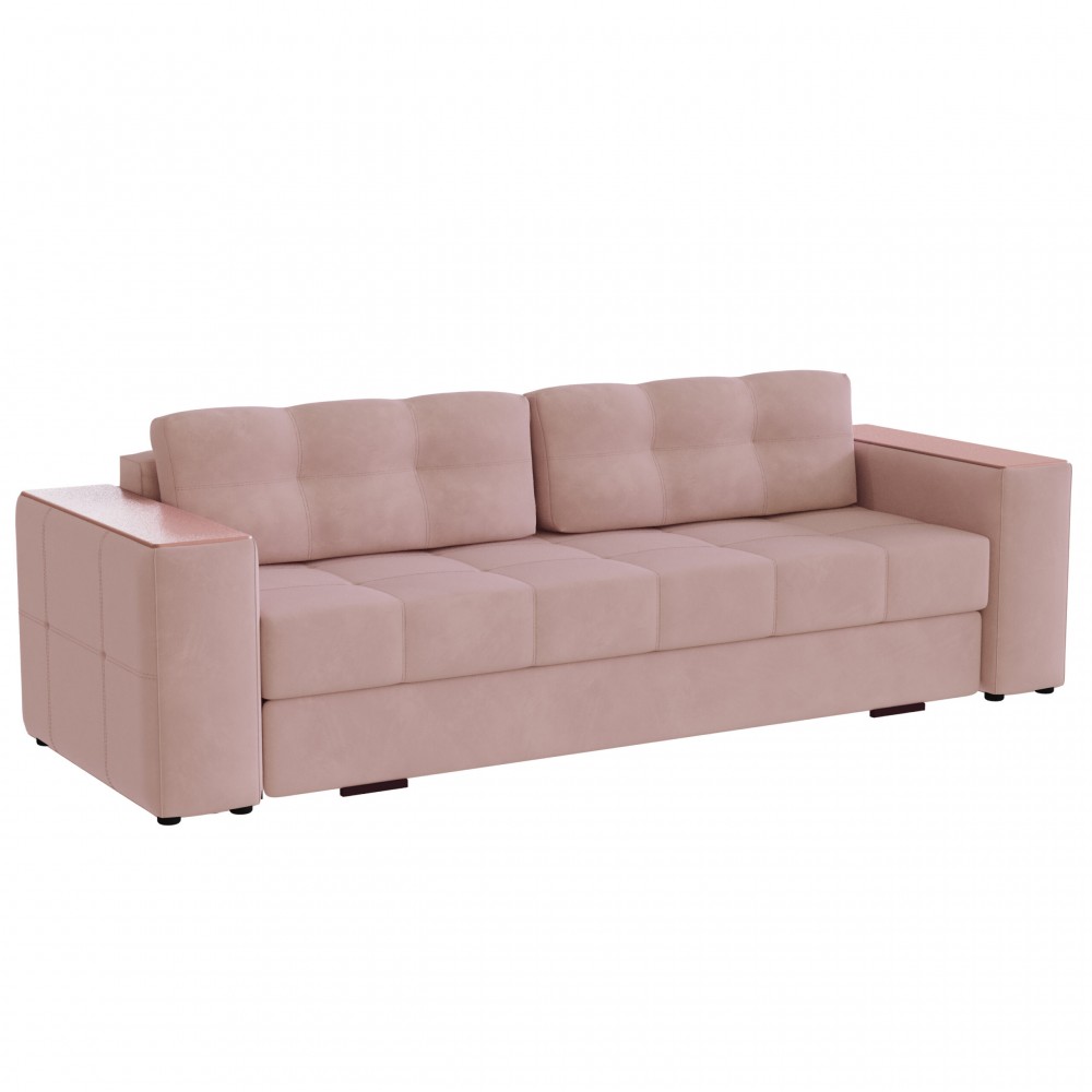 Диван раскладной Виконт, пыльная роза/мдф пудра