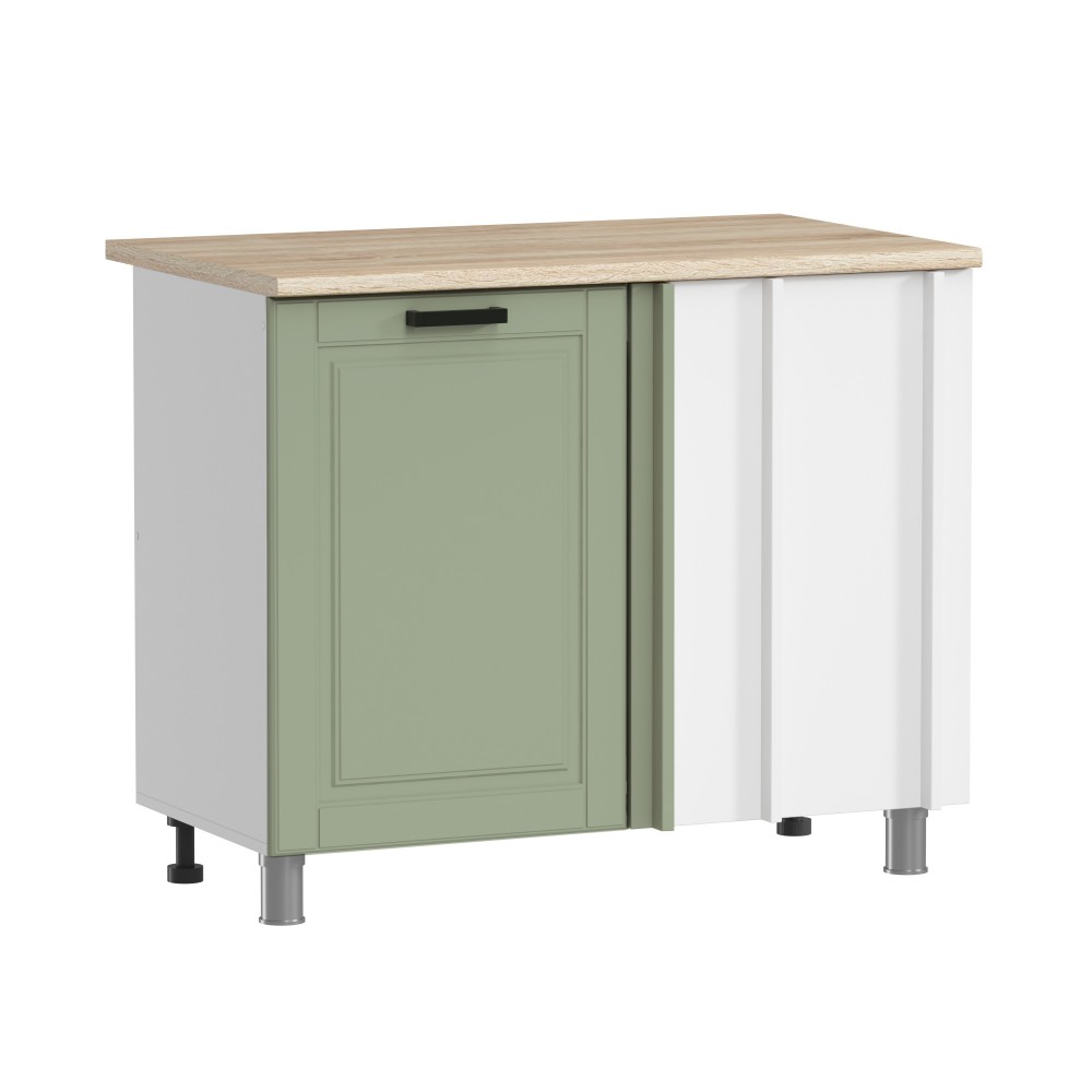 МК Аленушка НПУ 1000 Астра Фисташка,скоба черный (без столешницы)