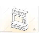 Шкаф многофункциональный Классика ШМ-4