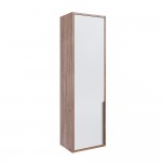 Шкаф навесной закрытый Малави МШ3, Дуб крафт табачный, Белый глянец