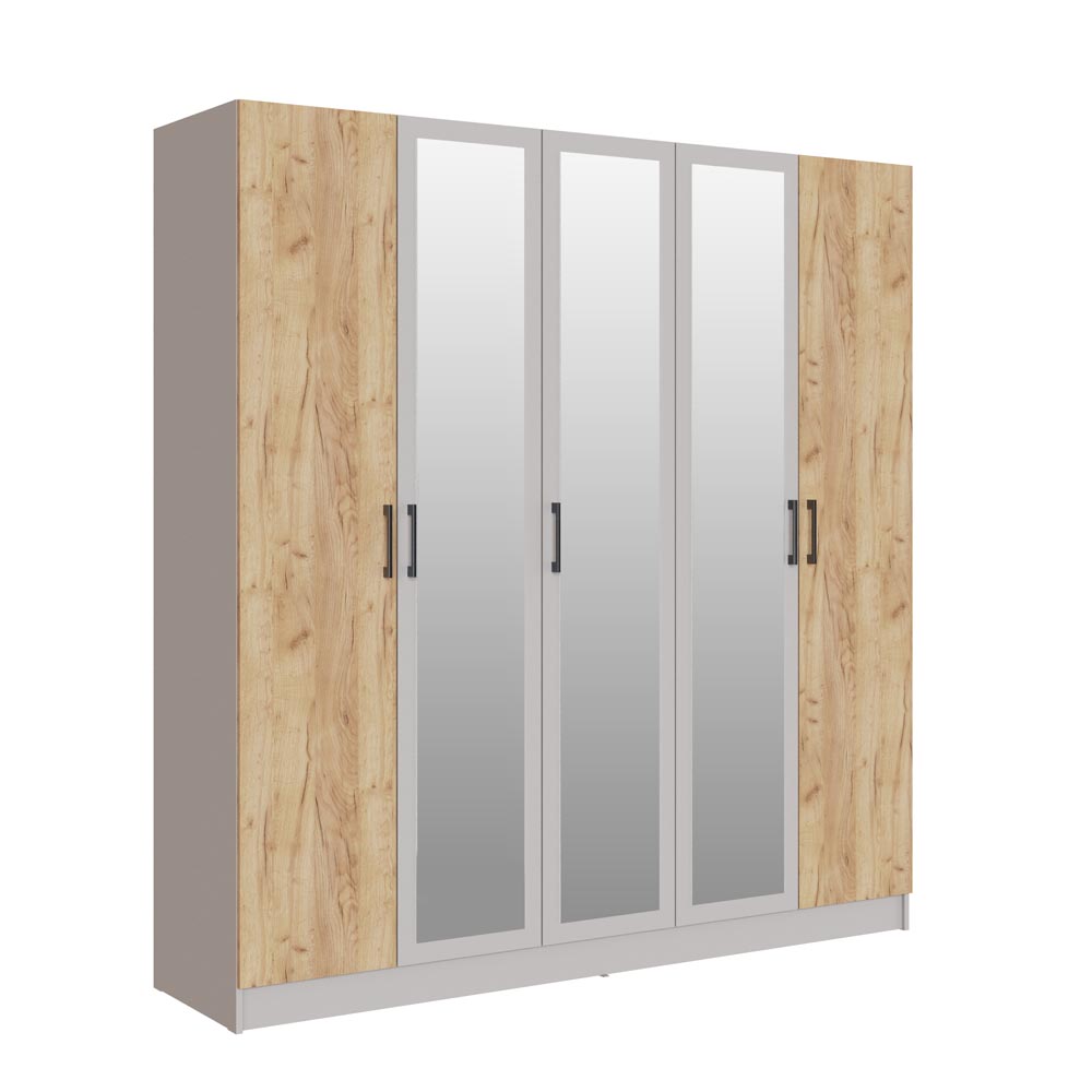 Шкаф Вегас 2000, Кашемир, Дуб крафт золотой