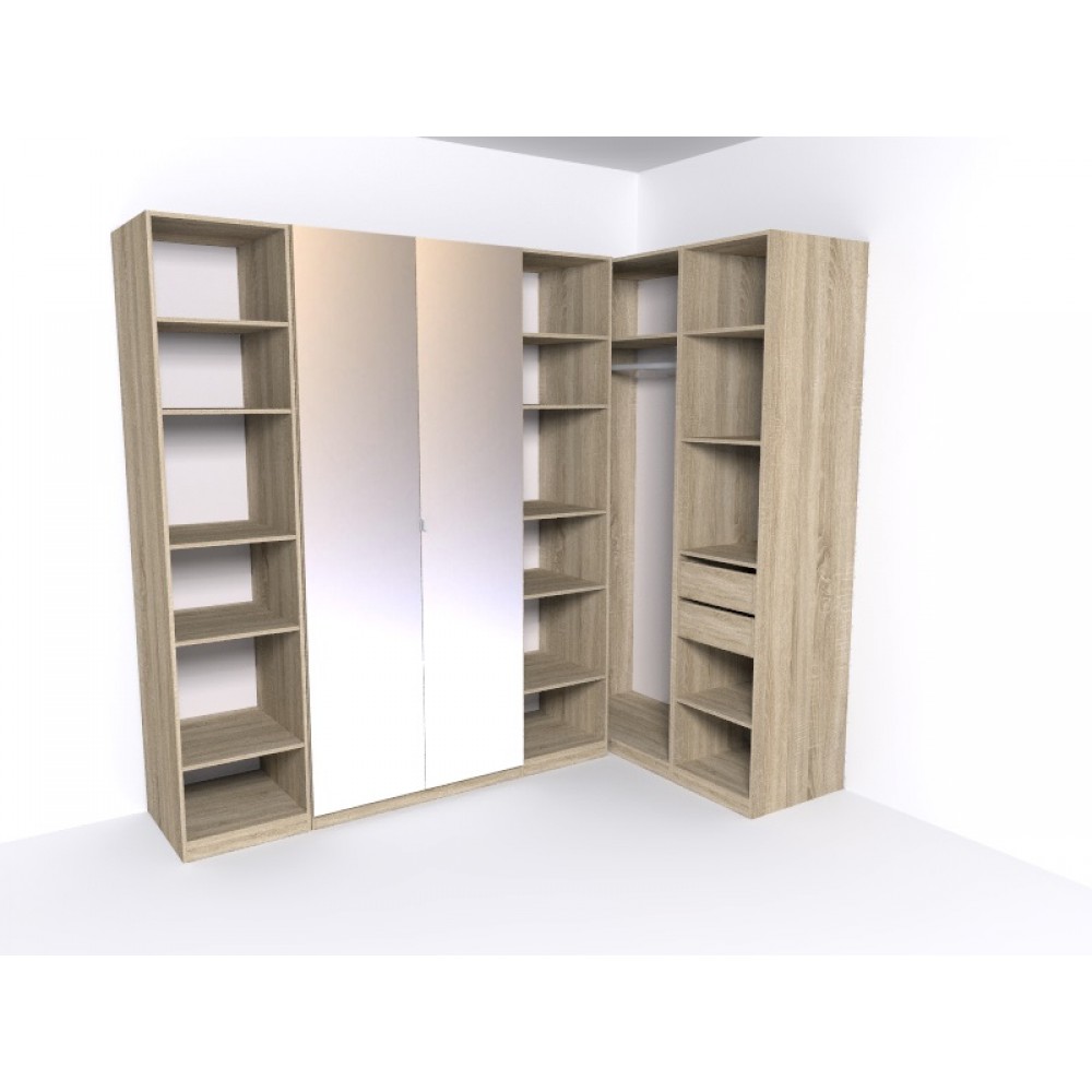 Гардеробная Рум. Комплект 3.2, дуб сонома