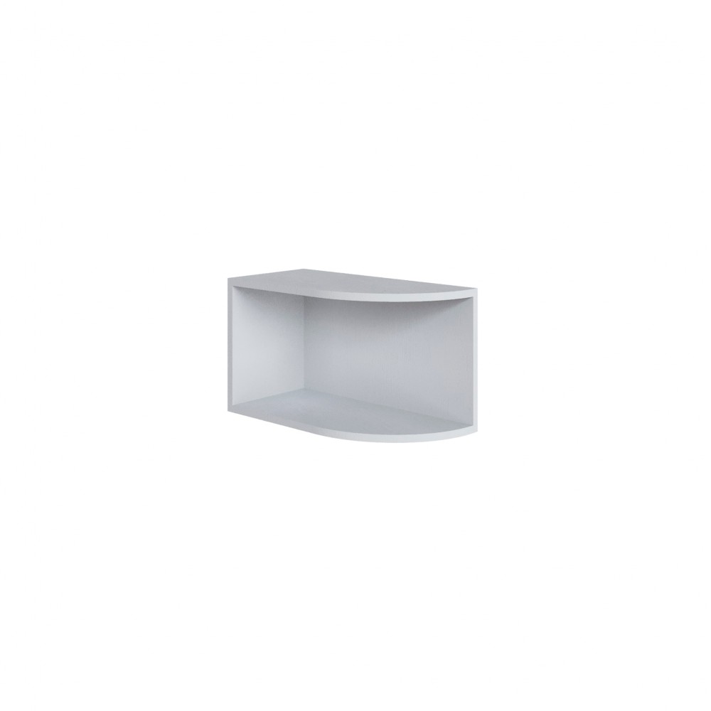 Антресоль углов. зав. Мадрид (0,25) радиусное 300 белый