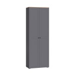 Шкаф 16.307 Остин Серый Графит, Дуб Золотой