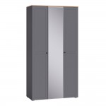 Шкаф для одежды 13.336.03, Серый графит, Дуб золотой