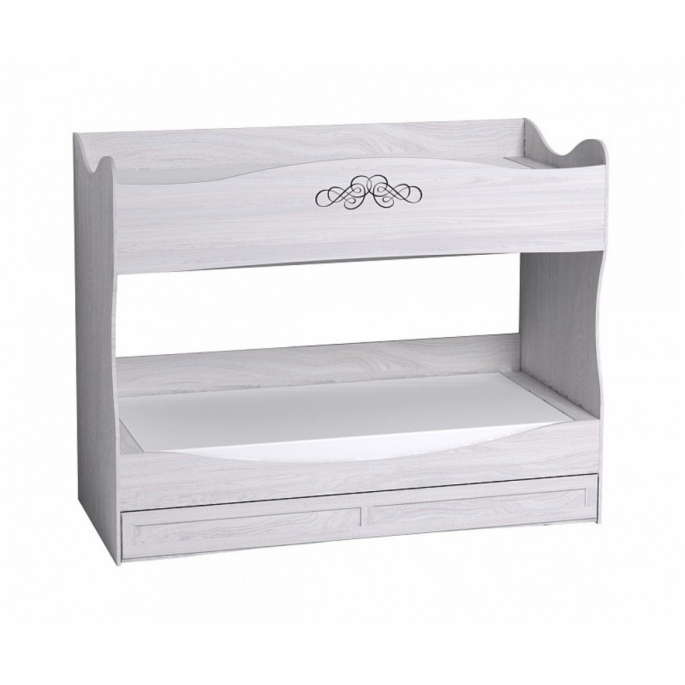 Кровать двухъярусная ADELE 90 80х200, ясень анкор