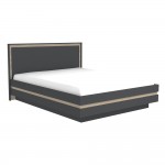 Кровать с основанием 1800 Анона, антрацит