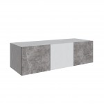 Антресоль Мадрид (1,4) без зеркала 400 белый/ателье светлое