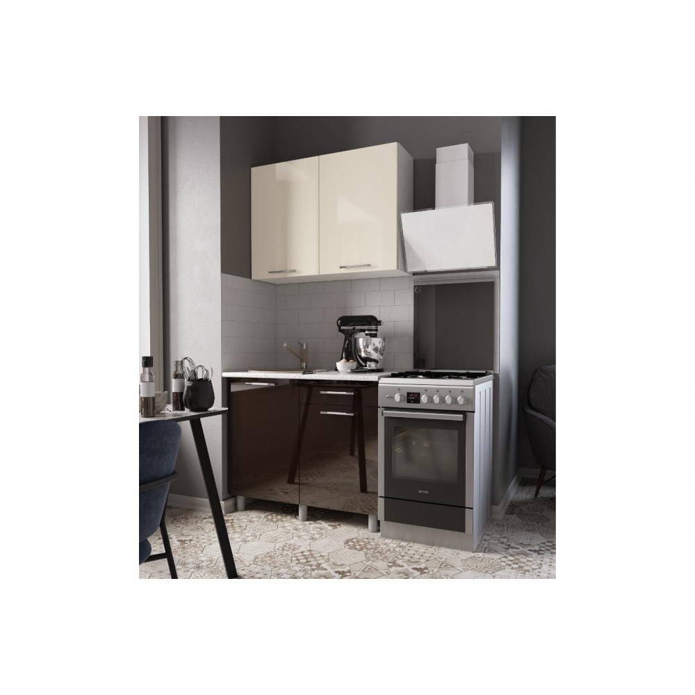 Кухня Танго 1м.,Ваниль;Горький шоколад