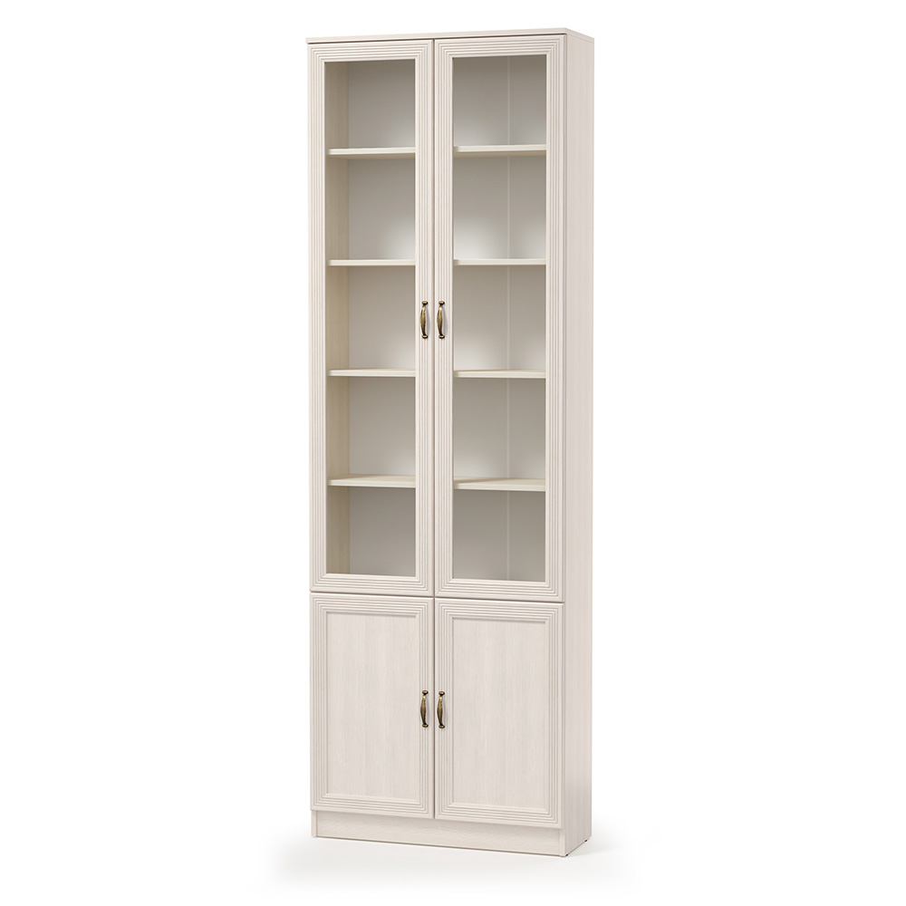 Шкаф комбинированный В-19, Вудлайн кремовый