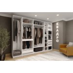 Гардеробная система Квадро. Комплект 15