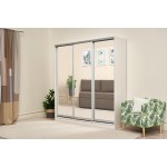 Шкаф-купе Тринити 8 2,0 м, Сандал светлый