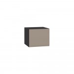 Шкаф навесной Сидней 16.314.04, Антрацит, Веллюто Капучино