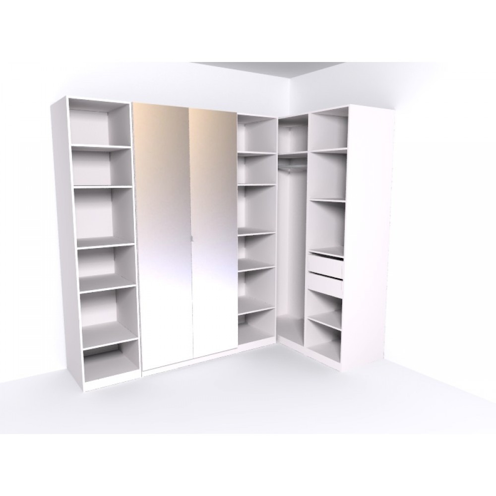 Гардеробная Рум. Комплект 3.2, белый